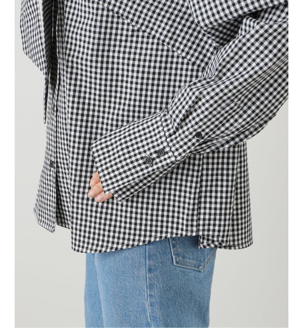SLOBE IENA「PROVOKE/プロヴォーク ギンガムボウタイシャツ PV-030071」|シャツ・ブラウス|