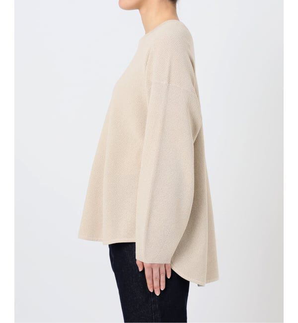 SLOBE IENA「ワッフルプルオーバー」|ニット・セーター|
