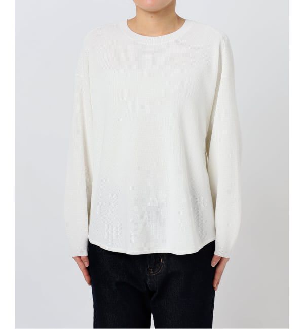 SLOBE IENA「ワッフルプルオーバー」|ニット・セーター|