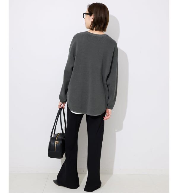 SLOBE IENA「ワッフルプルオーバー」|ニット・セーター|