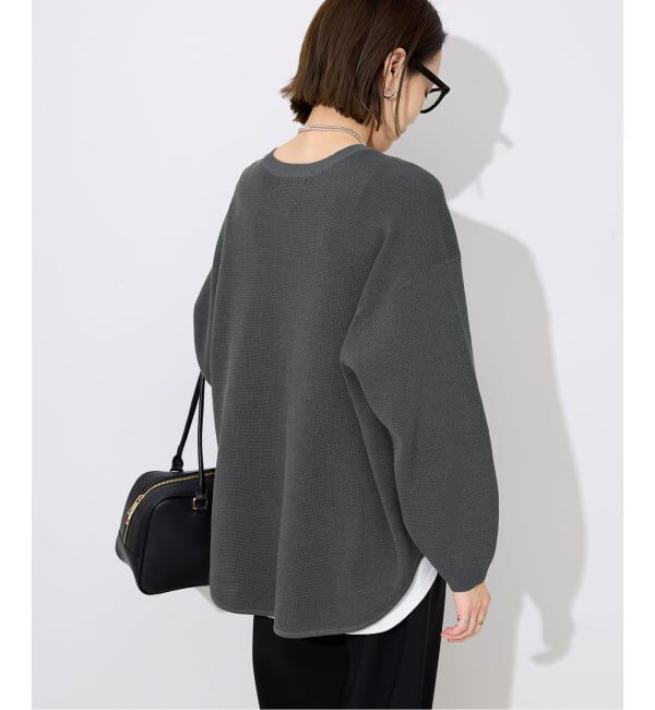 SLOBE IENA「ワッフルプルオーバー」|ニット・セーター|