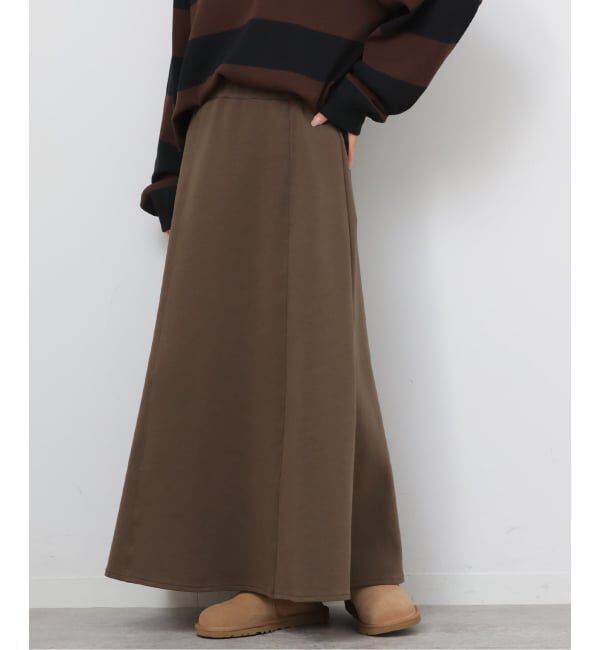 JOURNAL STANDARD relume「《追加 / 新色》CTダンボールフレアスカート」|スカート|ブラウン