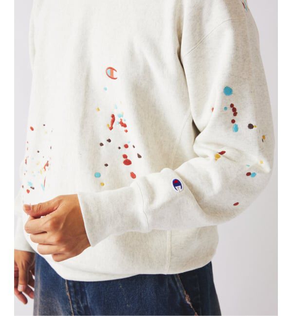 JOURNAL STANDARD relume「CHAMPION / チャンピオン 別注 R/W 刺繍スプラッシュ スウェット」|スウェット・ジャージ|