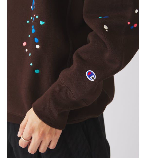 JOURNAL STANDARD relume「CHAMPION / チャンピオン 別注 R/W 刺繍スプラッシュ スウェット」|スウェット・ジャージ|