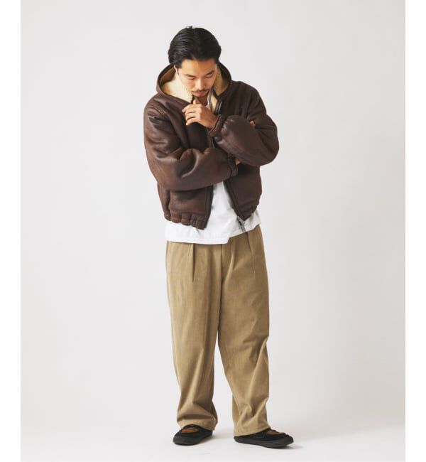 JOURNAL STANDARD relume「Pコーデュロイ オーバーパンツ」|スラックス|