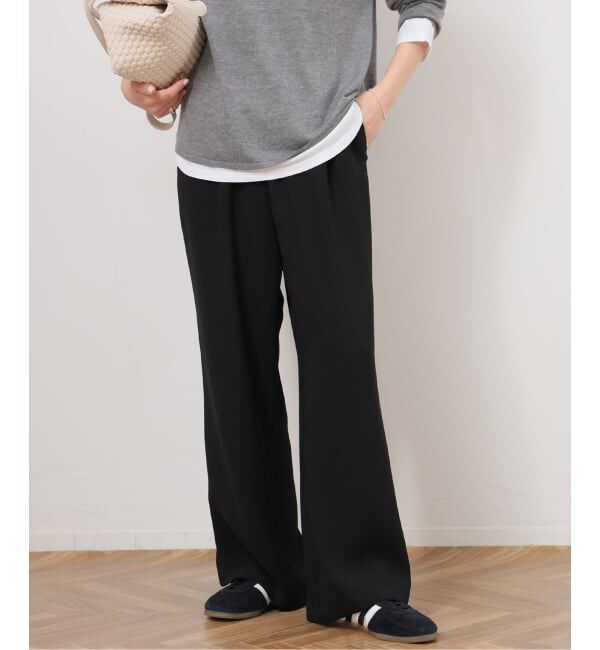 JOURNAL STANDARD relume「ウォッシャブルダブルクロスイージーパンツ」|その他|ブラック