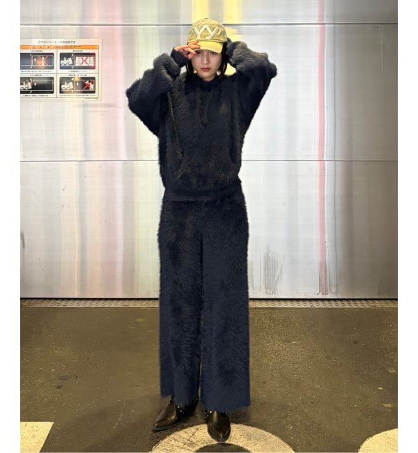 Oriens JOURNAL STANDARD「ファーファーニットフーディー」|ニット・セーター|