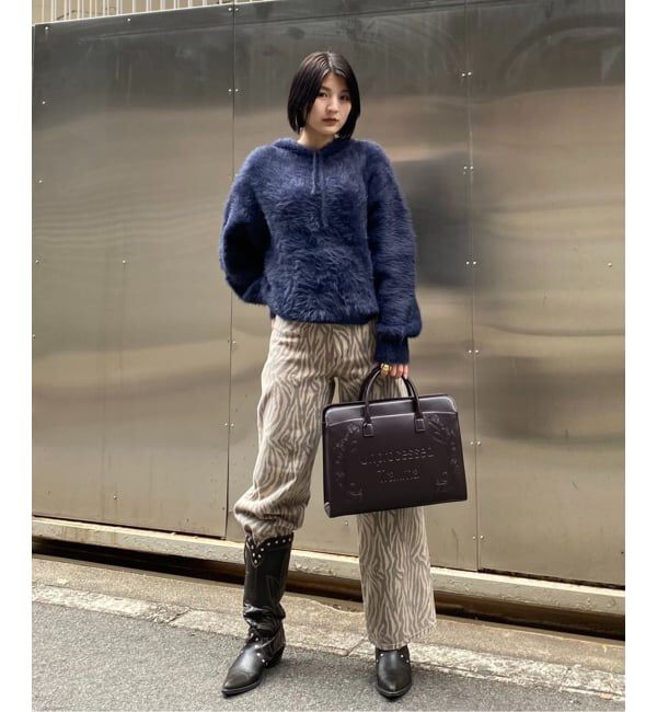 Oriens JOURNAL STANDARD「ファーファーニットフーディー」|ニット・セーター|