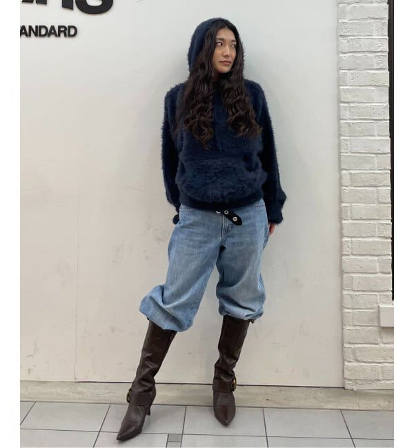 Oriens JOURNAL STANDARD「ファーファーニットフーディー」|ニット・セーター|