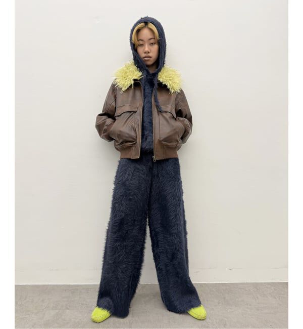 Oriens JOURNAL STANDARD「ファーファーニットフーディー」|ニット・セーター|