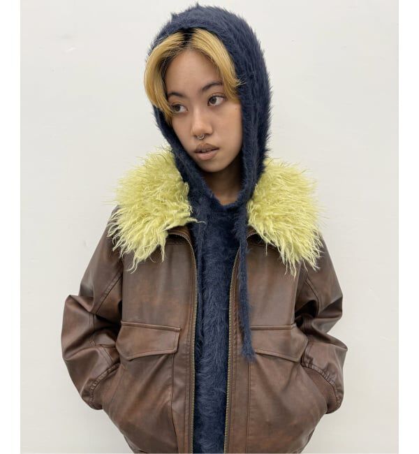 Oriens JOURNAL STANDARD「ファーファーニットフーディー」|ニット・セーター|