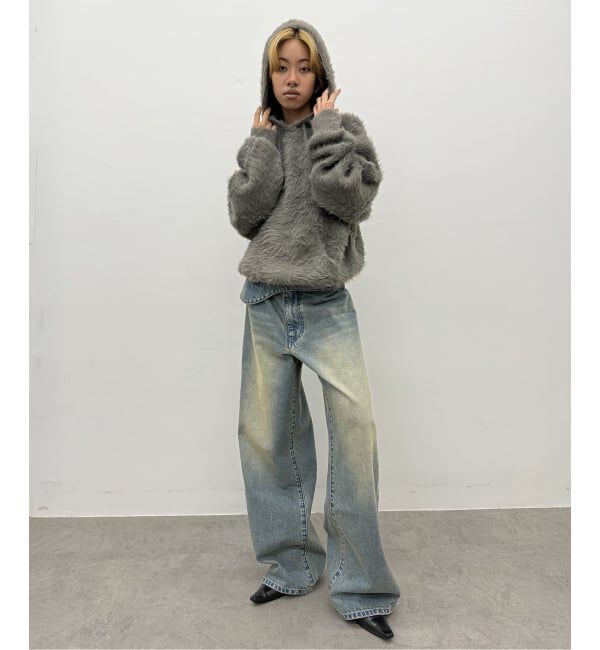 Oriens JOURNAL STANDARD「ファーファーニットフーディー」|ニット・セーター|