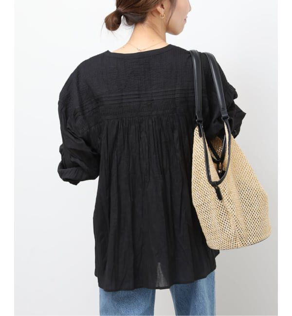 JOURNAL STANDARD relume「《予約》［26SS新作］コットンボイルクリンクルピンタックブラウス」|シャツ・ブラウス|