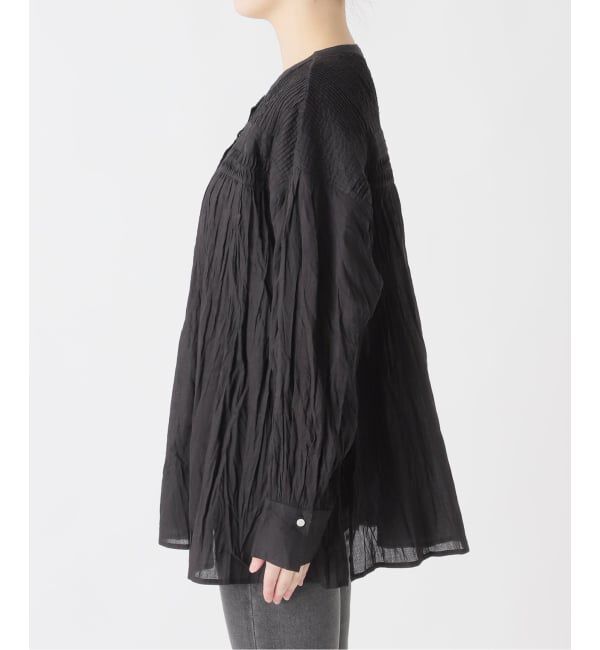 JOURNAL STANDARD relume「《予約》［26SS新作］コットンボイルクリンクルピンタックブラウス」|シャツ・ブラウス|