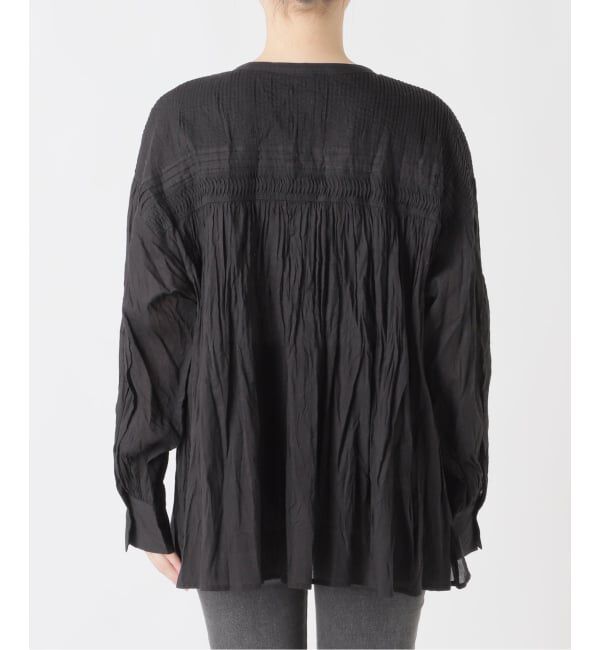 JOURNAL STANDARD relume「《予約》［26SS新作］コットンボイルクリンクルピンタックブラウス」|シャツ・ブラウス|