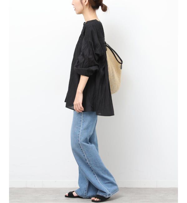 JOURNAL STANDARD relume「《予約》［26SS新作］コットンボイルクリンクルピンタックブラウス」|シャツ・ブラウス|