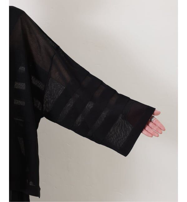 journal standard luxe「《予約》シアーボーダー ボートネックプルオーバー」|ニット・セーター|