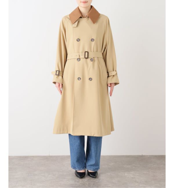 JOURNAL STANDARD「《追加2》ポリエステルギャバダブルカラートレンチコート」|トレンチコート|