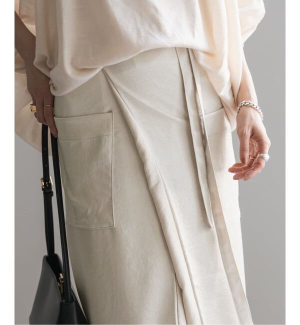 NOBLE「COG THE BIGSMOKE/コグザビッグスモーク MINA DOUBLE WRAP SKIRT」|スカート|