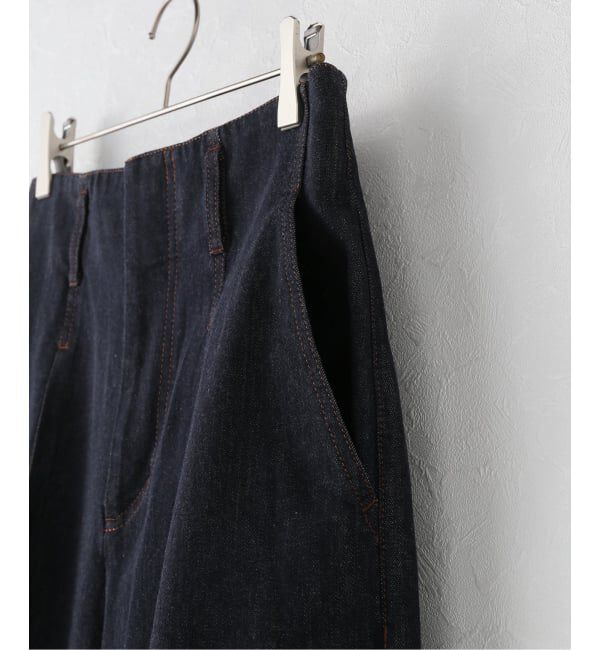 NOBLE「デニムライクスラックス」|デニム|