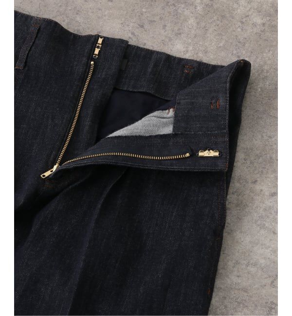 NOBLE「デニムライクスラックス」|デニム|