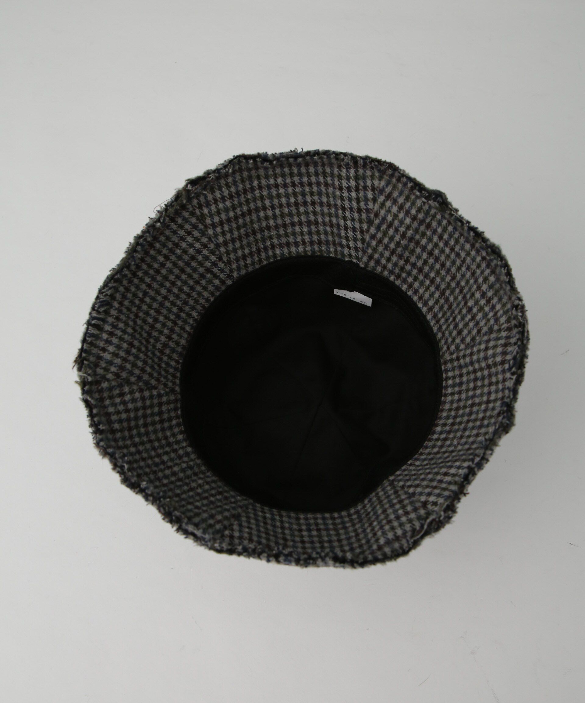 nano･universe「ガンクラブチェックチューリップハット」|キャップ・キャスケット|