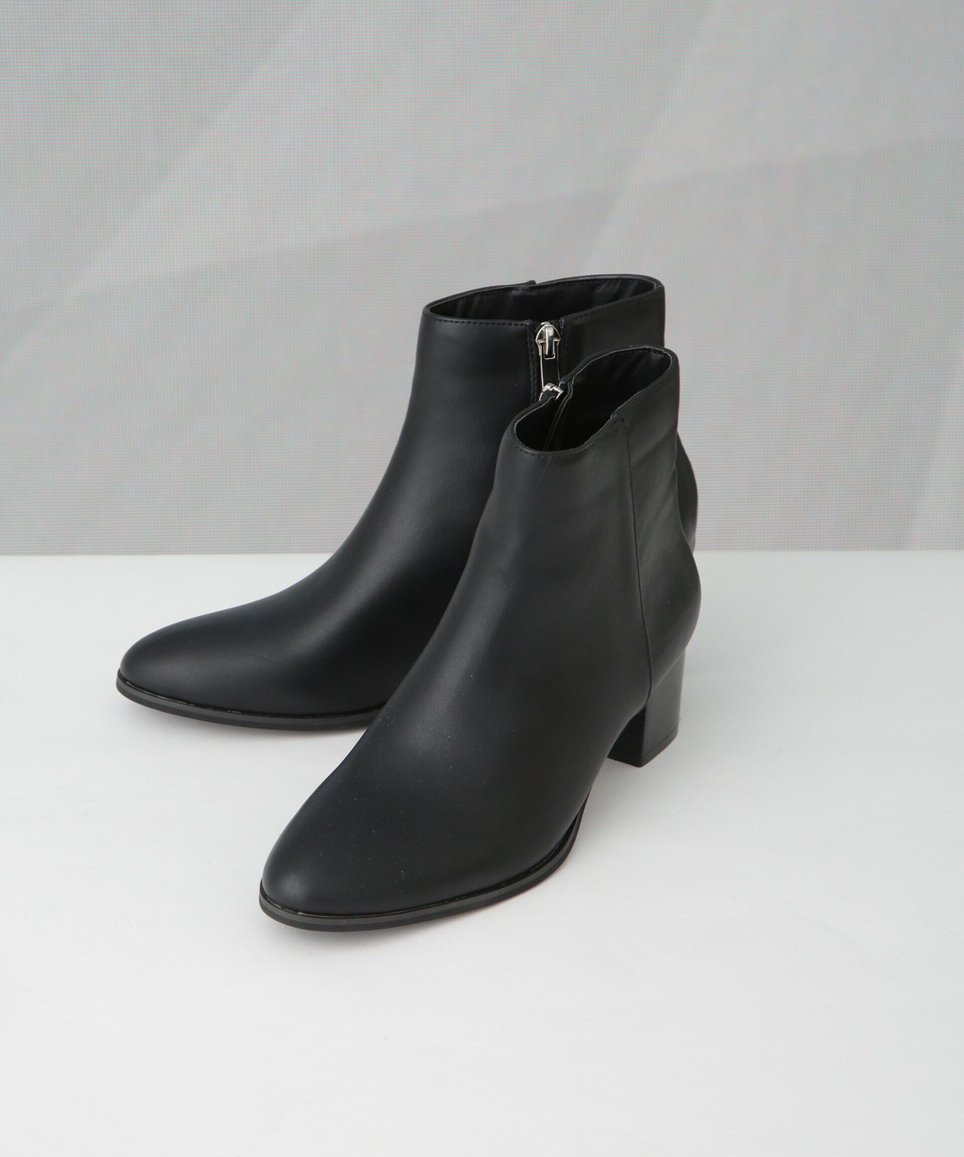 nano･universe「ショートヒールブーツ」|ショートブーツ|