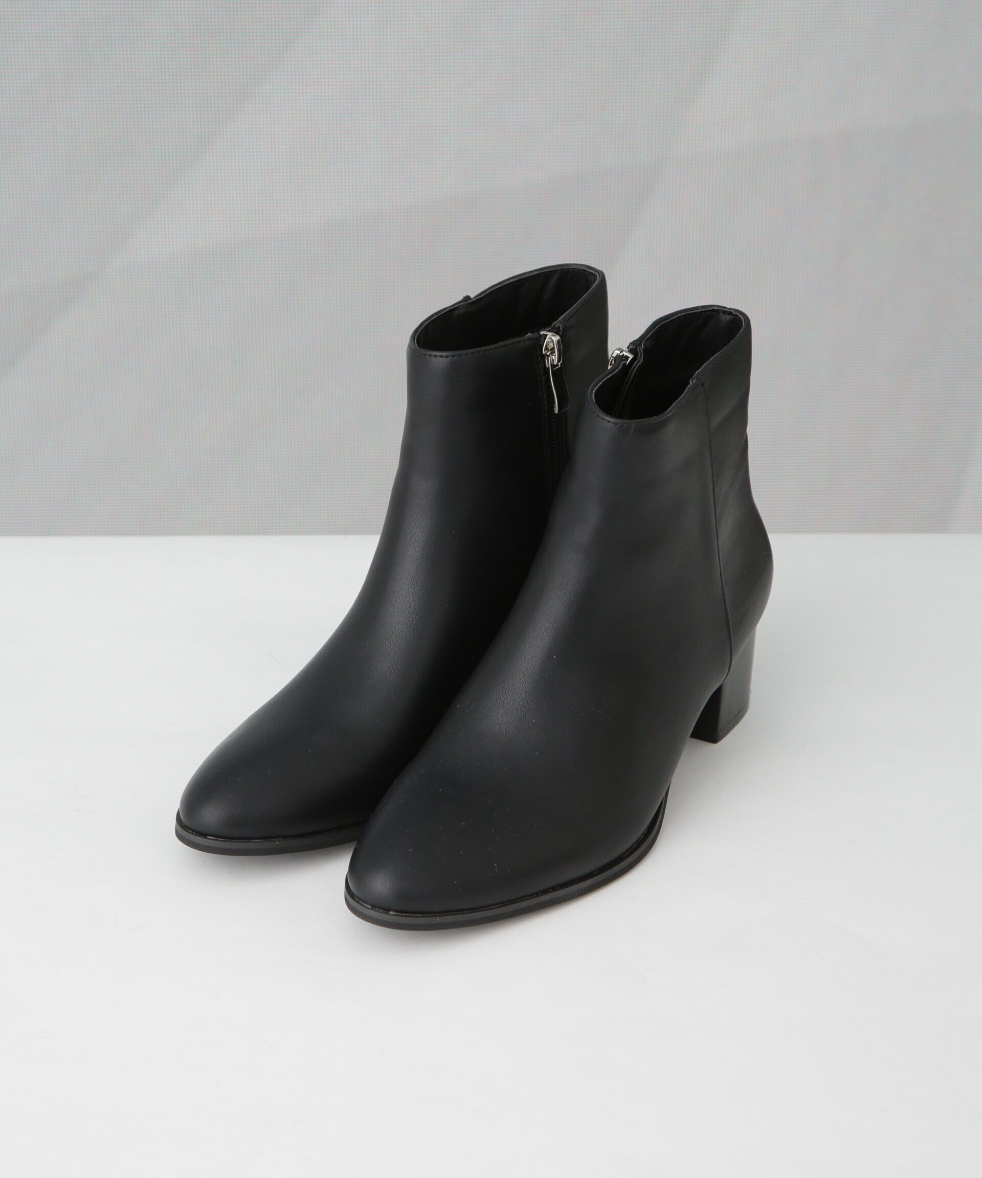 nano･universe「ショートヒールブーツ」|ショートブーツ|