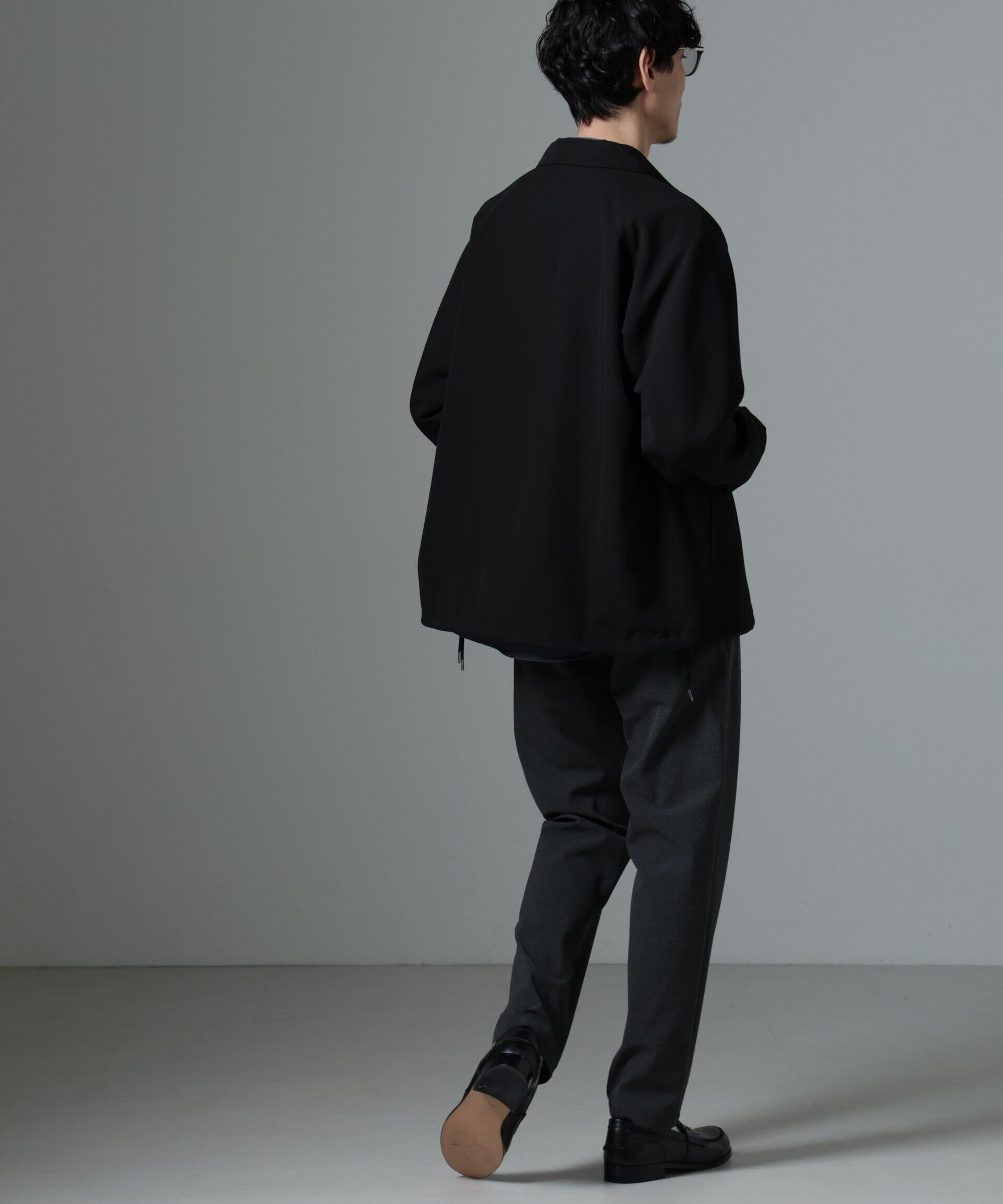 nano･universe「イタリアンドットリラックスコーチジャケット」|ブルゾン・スタジャン|