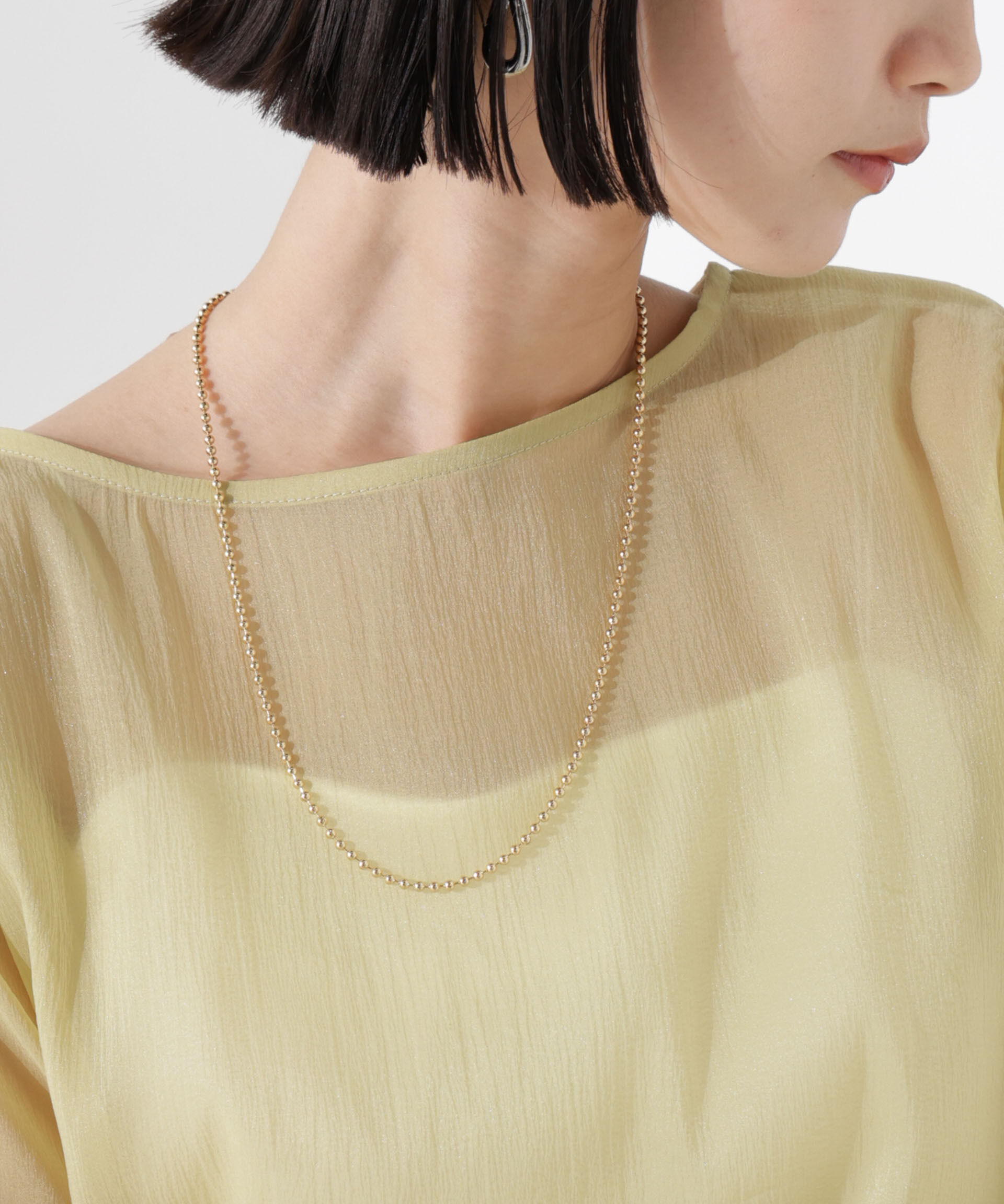 nano･universe「2wayボールチェーンネックレス」|ネックレス|