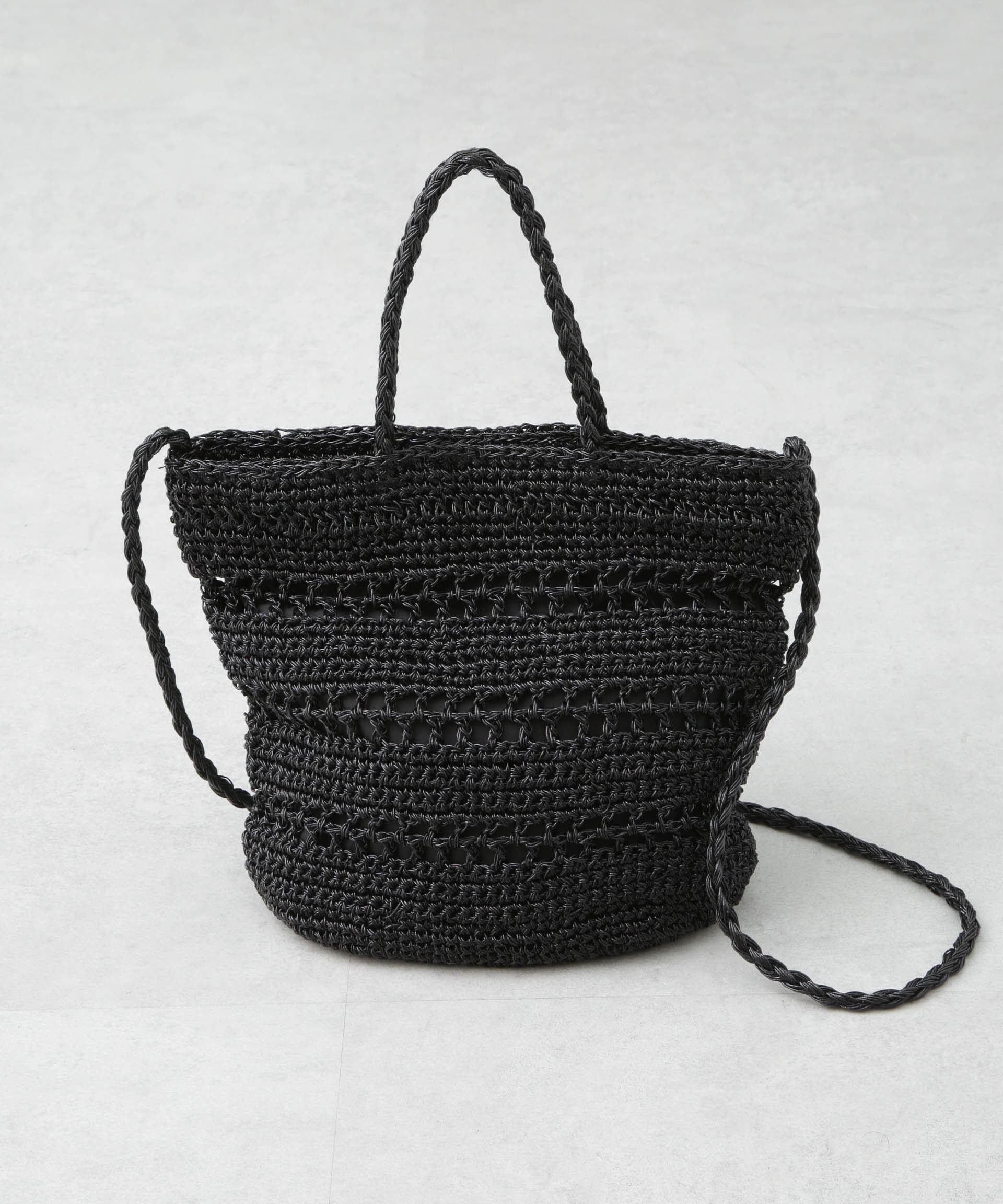 nano･universe「メタリック柄編みショルダーバッグ」|ショルダー・メッセンジャー|