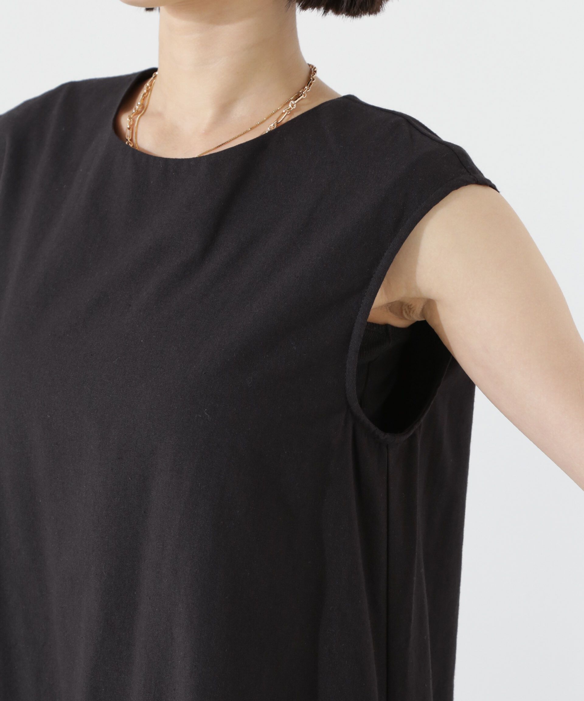 nano･universe「綿麻COOLMAXワンピース」|ワンピース|