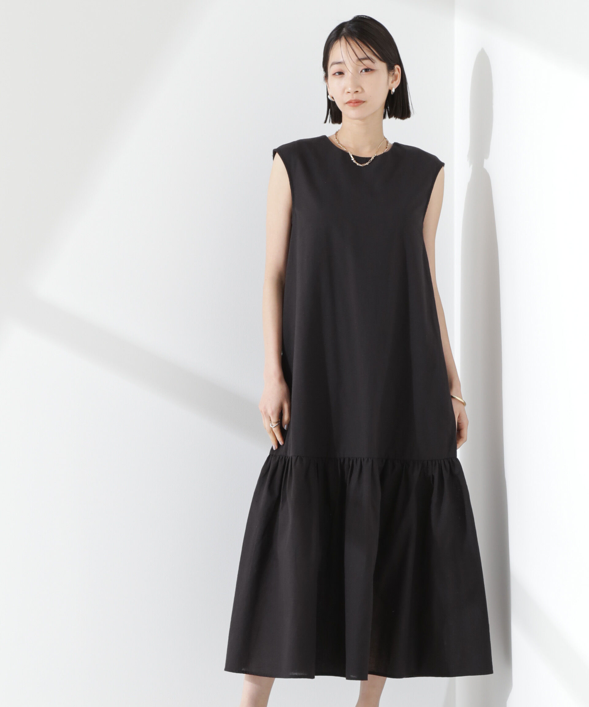 nano･universe「綿麻COOLMAXワンピース」|ワンピース|