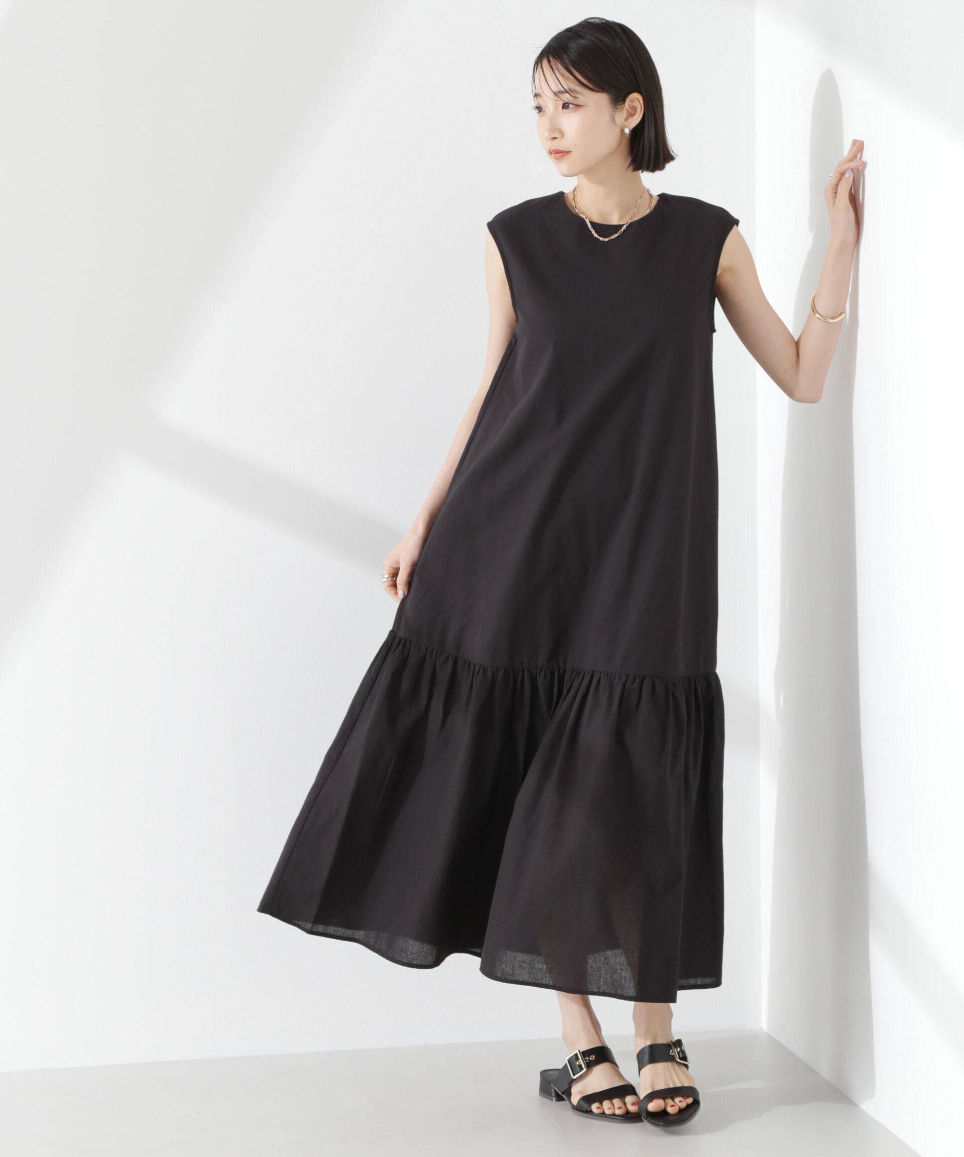 nano･universe「綿麻COOLMAXワンピース」|ワンピース|