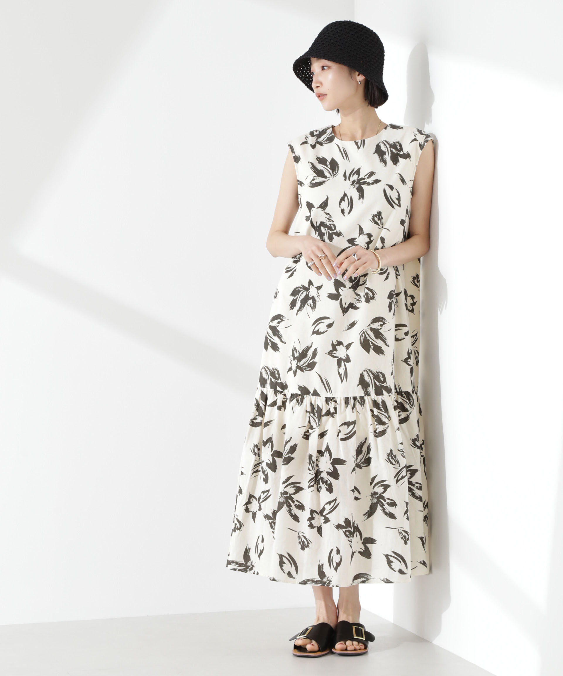 nano･universe「綿麻COOLMAXワンピース」|ワンピース|パターン1