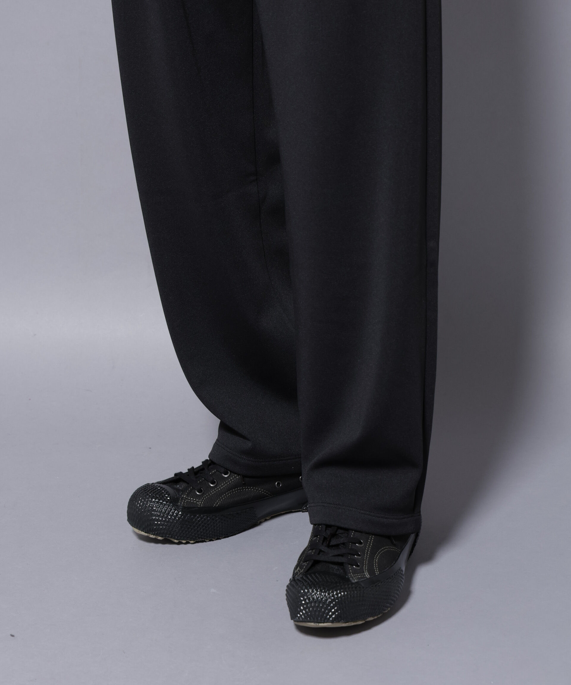 nano･universe「｢MC｣coveross(R) フリースボンディングワイドパンツ」|チノ|