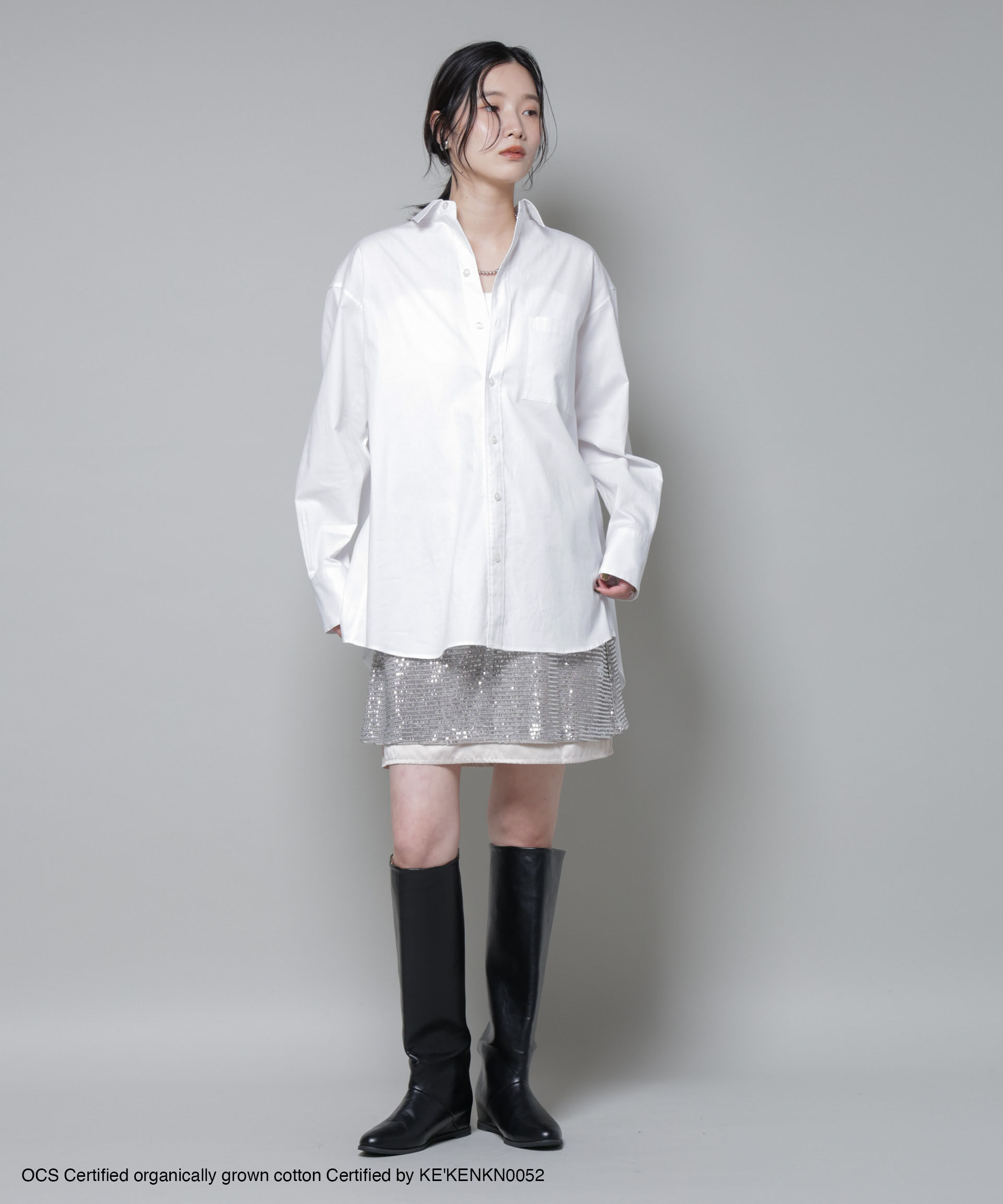 nano･universe「オーガニックコットンオックスフォードシャツ ( OCS )」|シャツ・ブラウス|