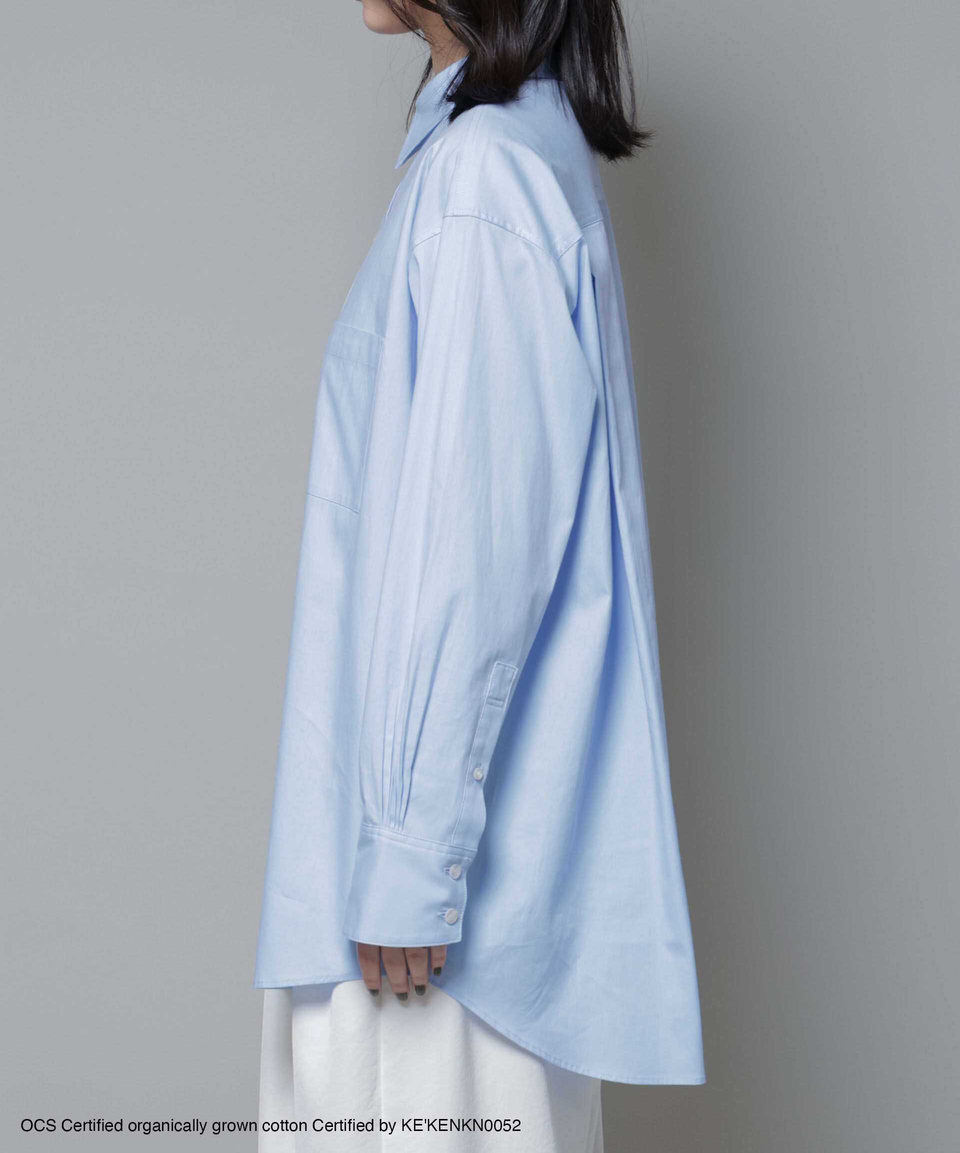 nano･universe「オーガニックコットンオックスフォードシャツ ( OCS )」|シャツ・ブラウス|