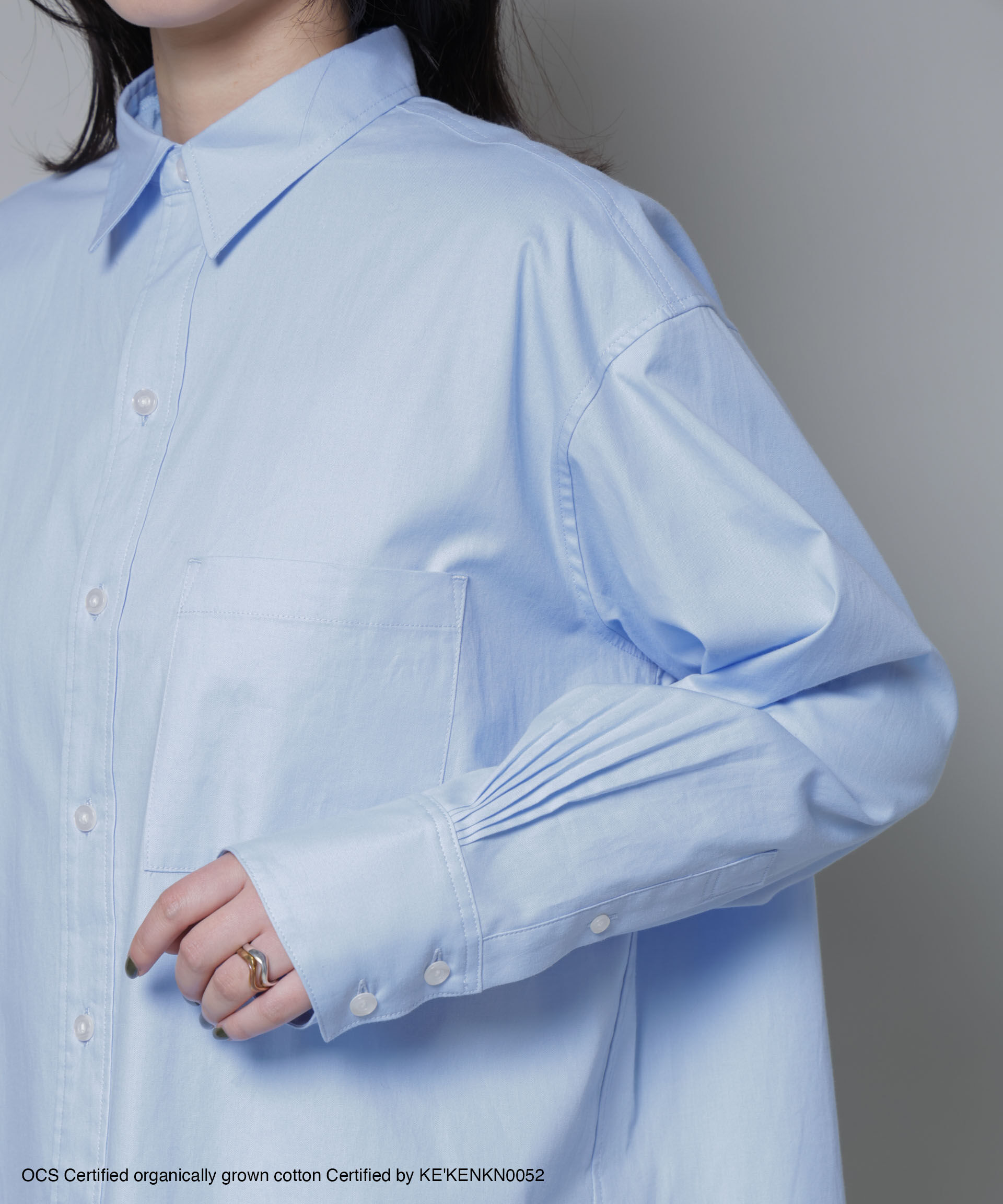 nano･universe「オーガニックコットンオックスフォードシャツ ( OCS )」|シャツ・ブラウス|