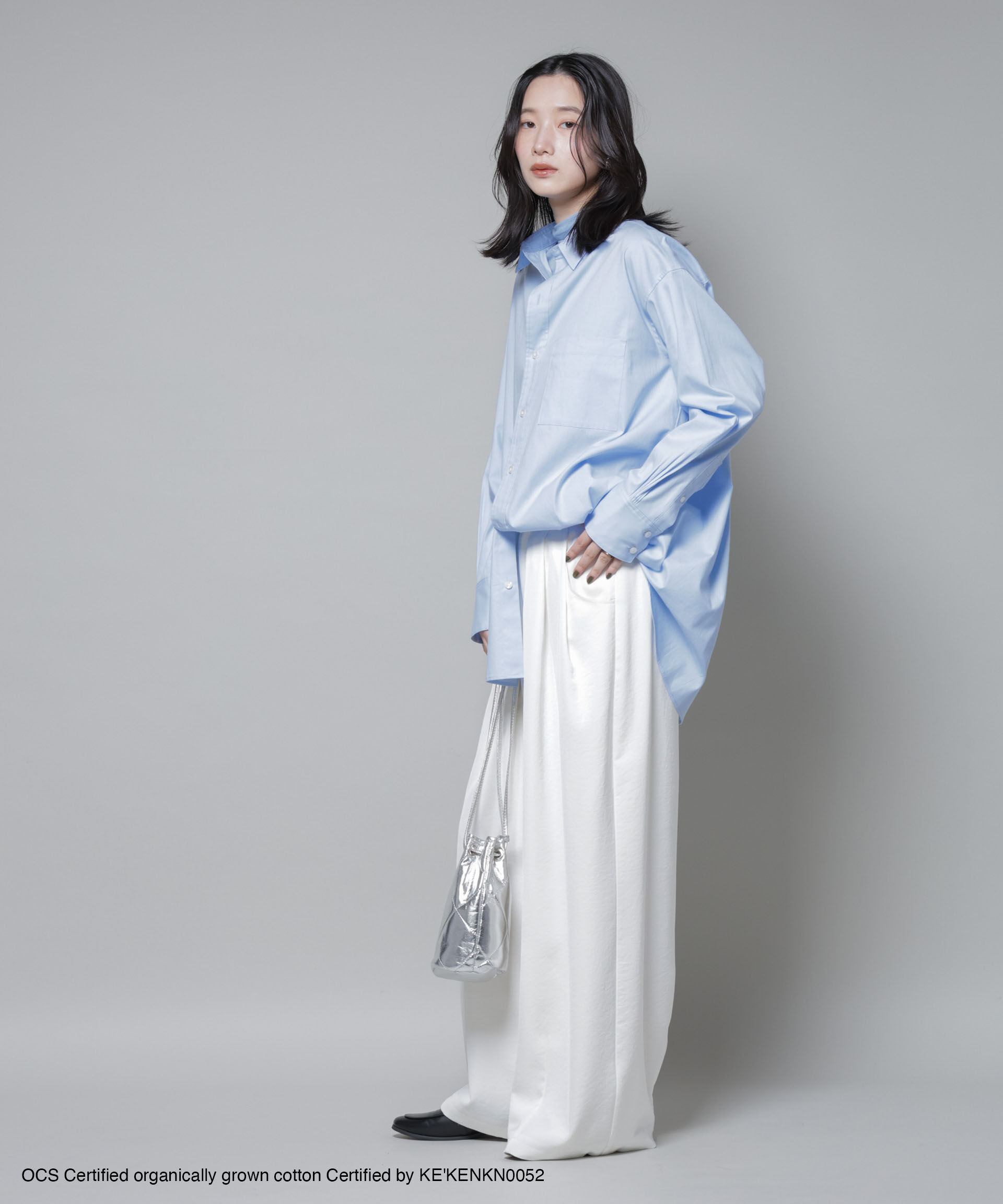 nano･universe「オーガニックコットンオックスフォードシャツ ( OCS )」|シャツ・ブラウス|