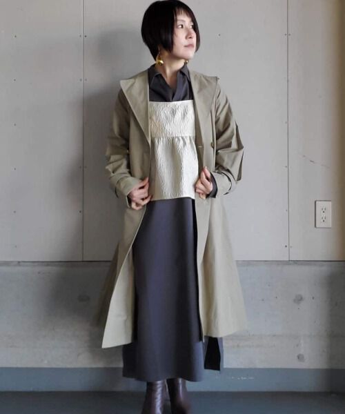 nano･universe「キャミビスチェ&times;スキッパーワンピース アンサンブルセット」|ワンピース|