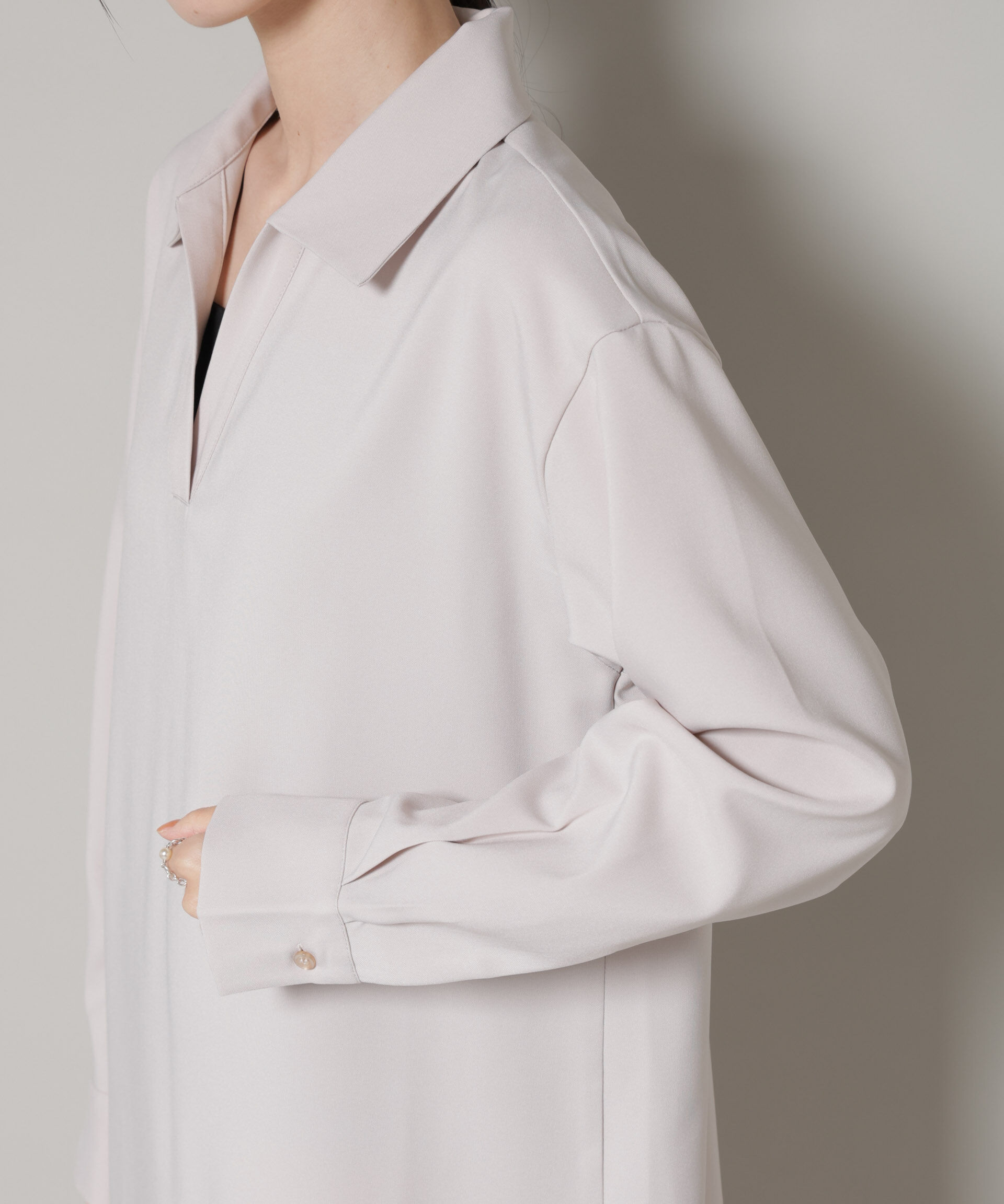 nano･universe「キャミビスチェ&times;スキッパーワンピース アンサンブルセット」|ワンピース|