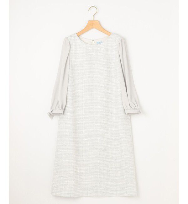 組曲「【KUMIKYOKU NAVY】ラメループモールツイード ワンピース」|ワンピース|