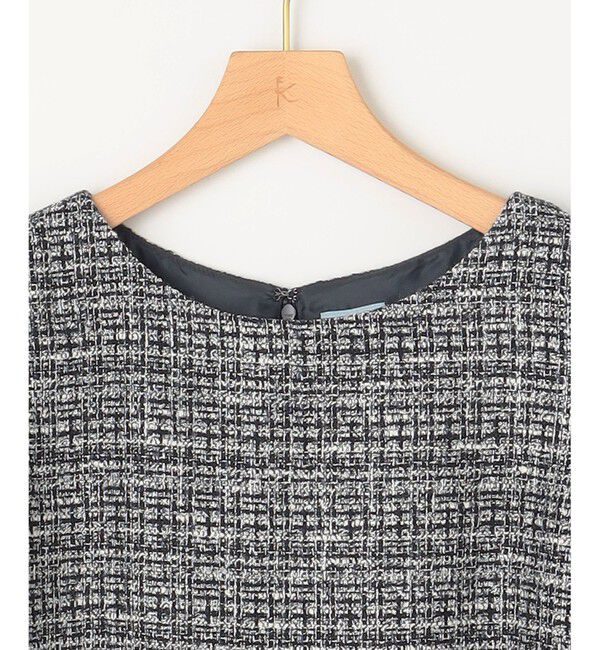 組曲「【KUMIKYOKU NAVY】ラメループモールツイード ワンピース」|ワンピース|