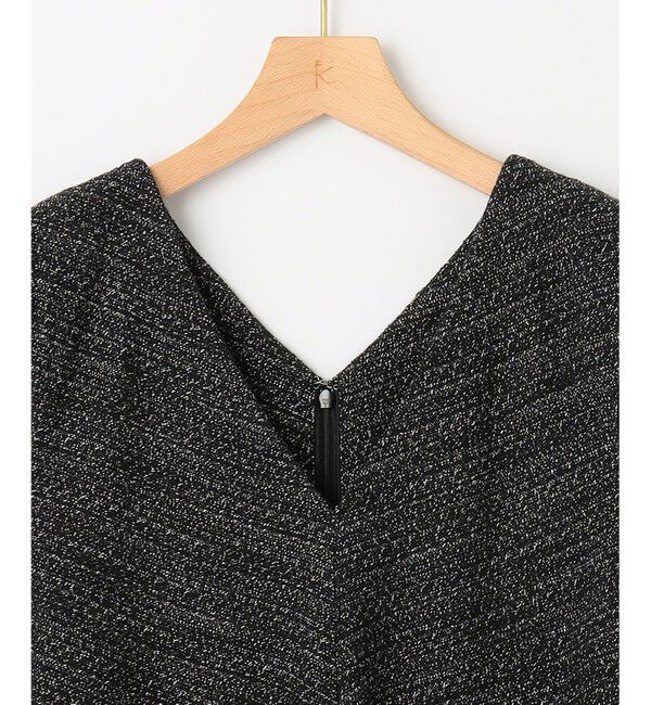 組曲「ファンシーツイード Vネックジャンスカ」|ジャンパースカート|
