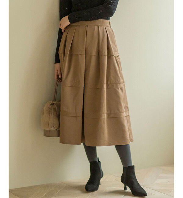 組曲「フリルタフタ フレアスカート」|スカート|ﾓｶﾌﾞﾗｳ