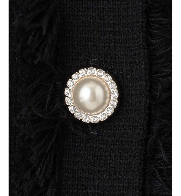 組曲「ビジューボタンニットジャケット」|ニット・セーター|