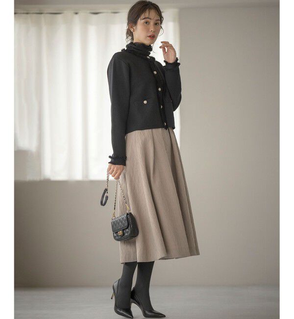 組曲「ビジューボタンニットジャケット」|ニット・セーター|