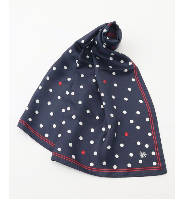 組曲「ハートドットシルク スカーフ」|バンダナ・スカーフ|