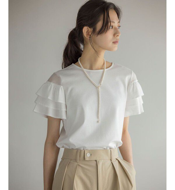 組曲「コットンポンチシア－スリーブ ブラウス」|Tシャツ・カットソー|